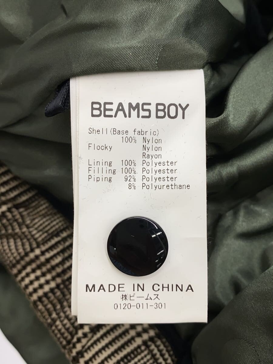 maturely / 2way Quilt Vest/ナイロン/BRW/チェック/13-06-0045-803//