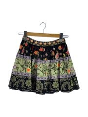 スカート/0/コットン/ブラック/花柄