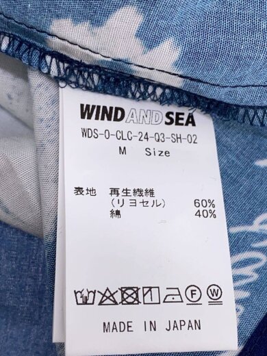 商品画像：半袖シャツ/M/--/ネイビー/総柄/WDS-0-CLC-24-Q3-SH-02// 4