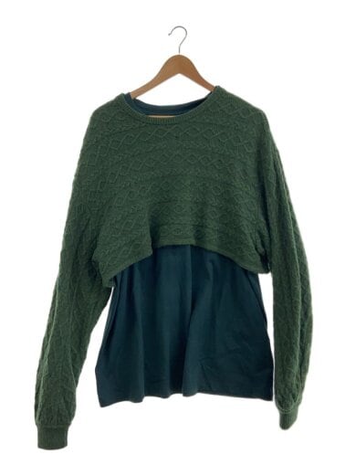 商品画像：ニット・セーター(厚手)/3/ウール/GRN/YKF20808 1