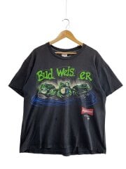 Tシャツ/XL/コットン/BLK