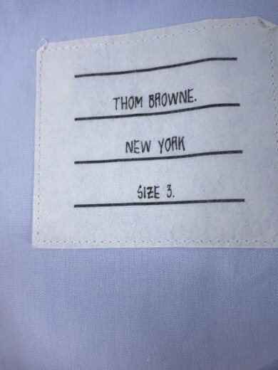 商品画像：長袖シャツ/3/コットン/ブルー/無地 4