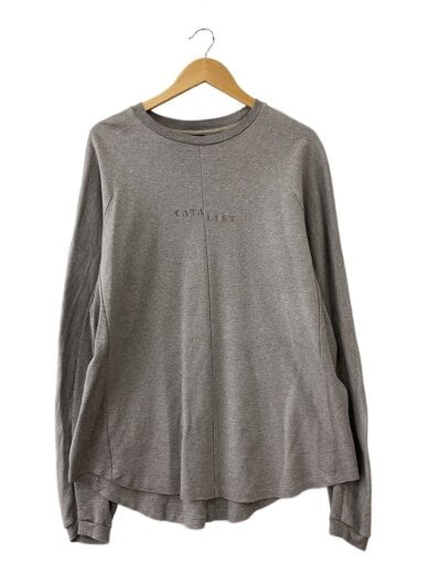 商品画像：21AW スプリットロゴ/長袖Tシャツ/46/コットン/GRY/21FW0302 1