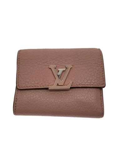 商品画像：3つ折り財布/レザー/PNK/レディース/M68588// 1