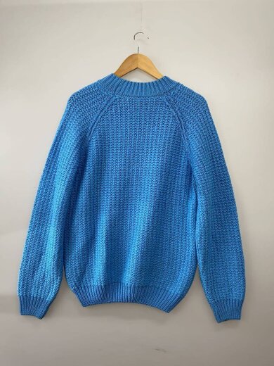 商品画像：ニット・セーター(厚手)/M/コットン/BLU 2
