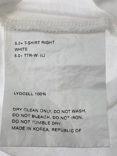 商品画像：Tシャツ/--/コットン/WHT// 4