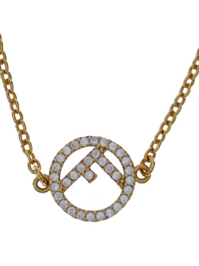 商品画像：ネックレス/--/ラインストーン/GLD/トップ有/レディース 1