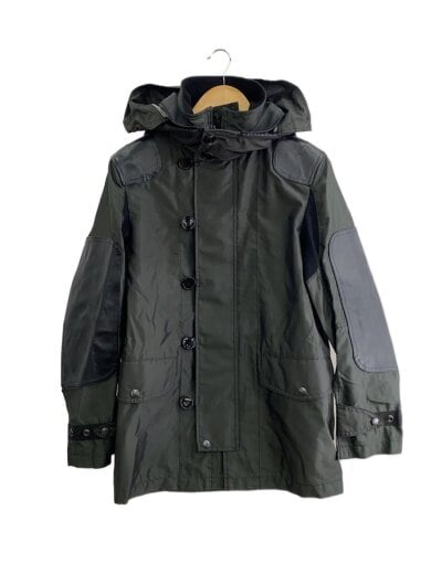 商品画像：レザーエルボーパッチマウンテンパーカー/ジャケット/S/ナイロン/GRY/wf-c010 1