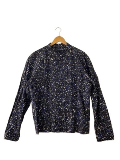 商品画像：長袖シャツ/3/コットン/BLK/総柄/ME63FJ170 1