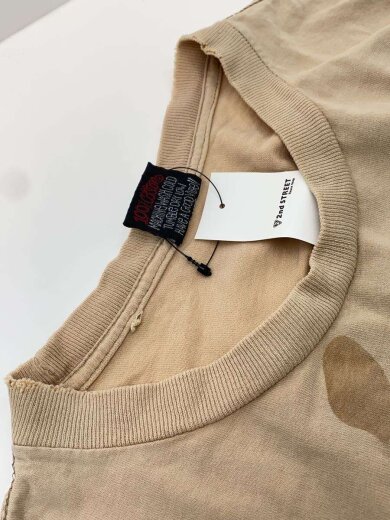 商品画像：Tシャツ/M/コットン/BEG/プリント 7