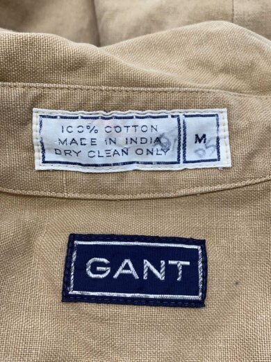 商品画像：長袖シャツ/M/コットン/BEG/無地 3