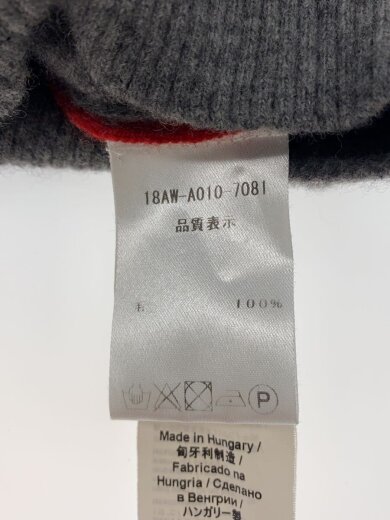 商品画像：ニット・セーター(厚手)/38/ウール/GRY/18AW-A010-7081 5