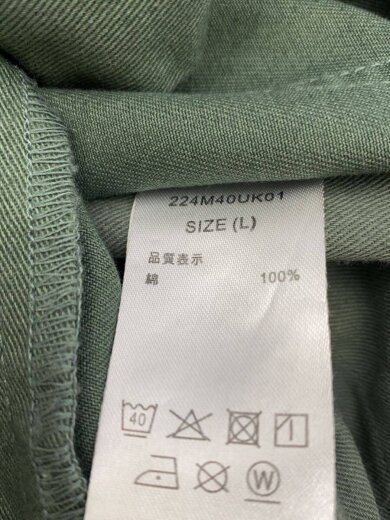 商品画像：カツラギバギーパンツ/L/コットン/GRN/色褪せ有// 5