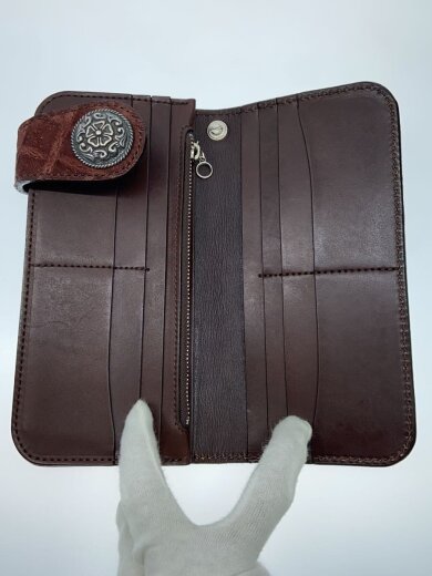 商品画像：象革/アリゾナエレファント/長財布/レザー/BRW/メンズ 3