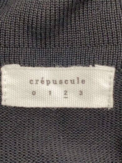 商品画像：Open collar knit shirt/2/--/BLK/2503-046// 3