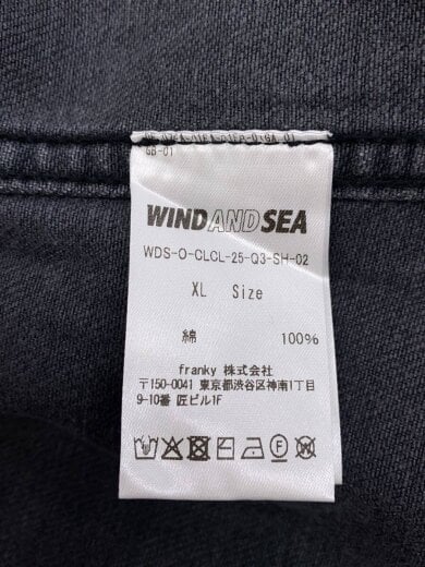 商品画像：長袖シャツ/XL/デニム/BLK/WDS-O-CLCL-25-Q3-SH-02// 4