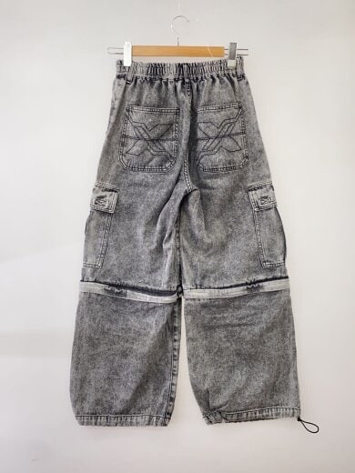 商品画像：WASHED 2WAY WIDE LEG CARGO PANTSボトム/S/コットン/GRY/105253031001// 2