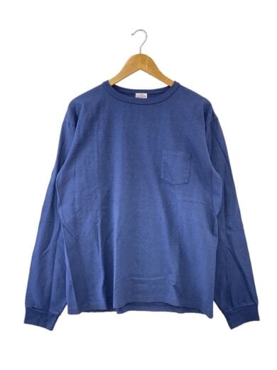 商品画像：長袖ポケットTシャツ/46/コットン/NVY// 1