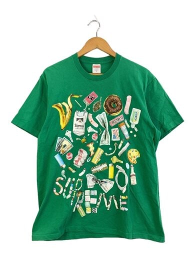 商品画像：Tシャツ/M/コットン/GRN 1