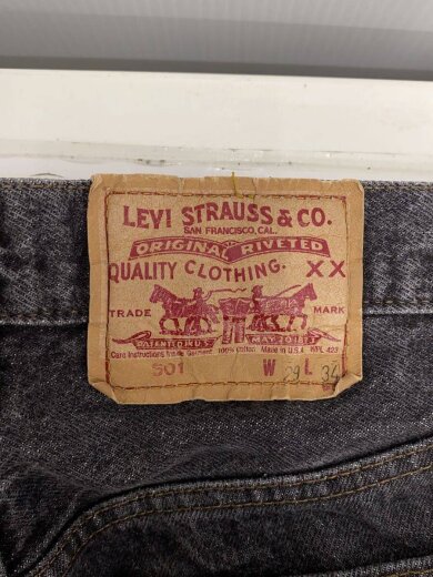 商品画像：ストレートパンツ/29/コットン/GRY/無地/501-0658 4