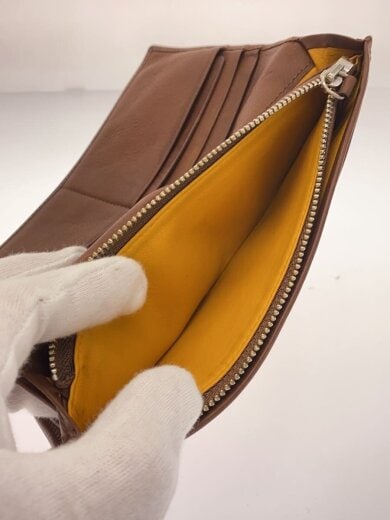 商品画像：長財布/レザー/BRW/無地/メンズ 5