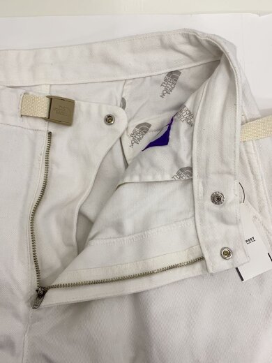 商品画像：DENIM WIDE TAPERED PANTS/32/コットン/WHT/無地 3