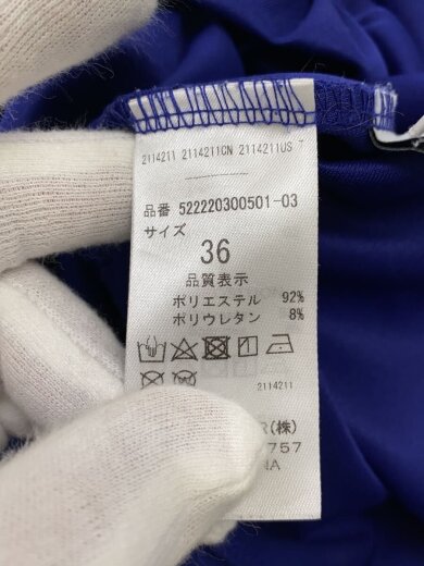 商品画像：長袖ワンピース/38/ポリエステル/BLU/無地/522220300501-03 4