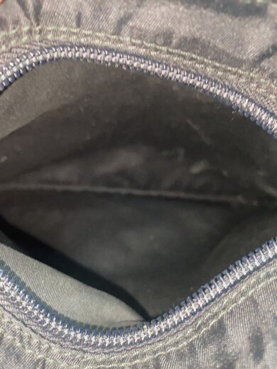 商品画像：ショルダーバッグ/ナイロン/BLK/サコッシュ/金具サビ有 6