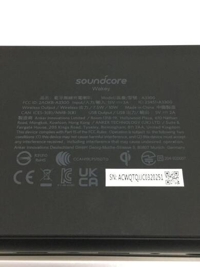 画像：ANKERアンカー/ラジオ SOUNDCORE WAKEY/アダプター、クイックスタートガイド付属/ブラック5