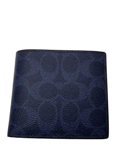 商品画像：2つ折り財布/--/BLU/総柄/メンズ/CY406 1