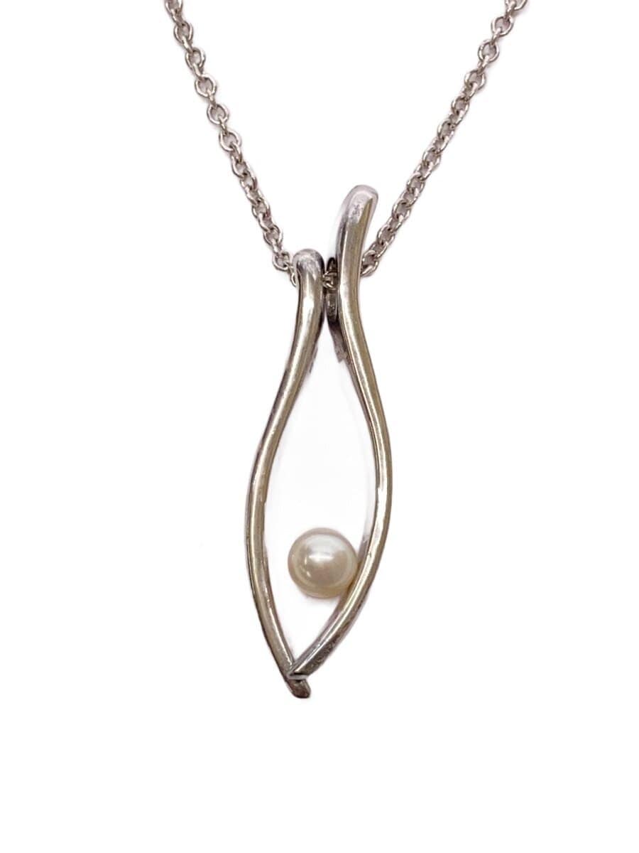 MIKIMOTO / ネックレス/SV925/パール/SLV/トップ有/レディース