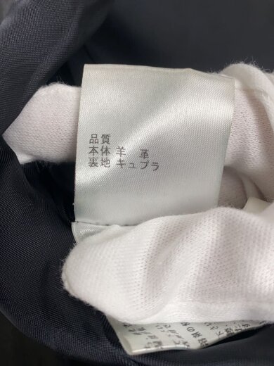 商品画像：ラムレザージャケット/ラムレザーブルゾン/11/羊革/ブラック 5