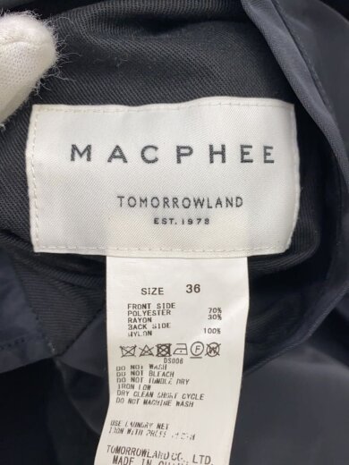 商品画像：コート/36/ポリエステル/BLK/12-08-04-08704 3