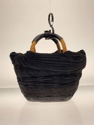 商品画像：ハンドバッグ/ファーミトン/キャンバス/BLK 3