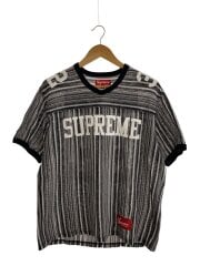 25SS Open Knit Football Top/Tシャツ/M/コットン/GRY