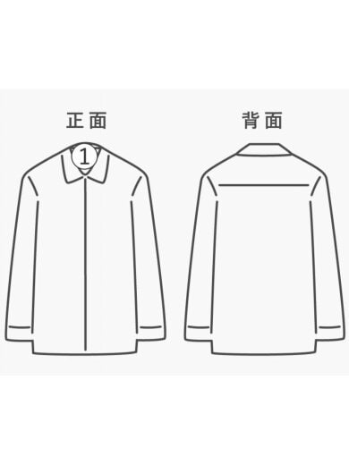 商品画像：シャツ/M/コットン/WHT 9