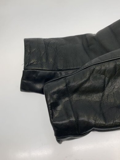 商品画像：ピーコート/36/レザー/BLK/無地// 4