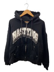 ジップパーカー/L/--/BLK