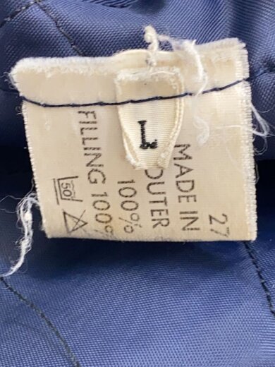 商品画像：キルティングジャケット/L/ナイロン/NVY/2707 4