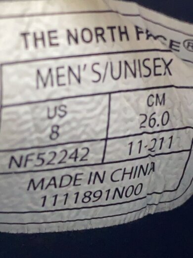 商品画像：ローカットスニーカー/26cm/BLK/ナイロン/NF52242// 5