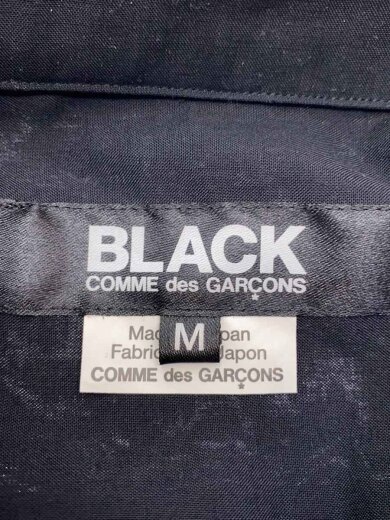 商品画像：AD2024/ラッフルトリムシャツ/M/ポリエステル/BLK/無地/1O-B012// 3
