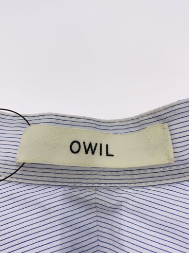 商品画像：OWIL/長袖ブラウス/38/コットン/BLU/ストライプ/OW54018// 3