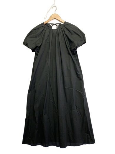 商品画像：半袖ワンピース/36/コットン/BLK/無地/11-06-42-06336// 1
