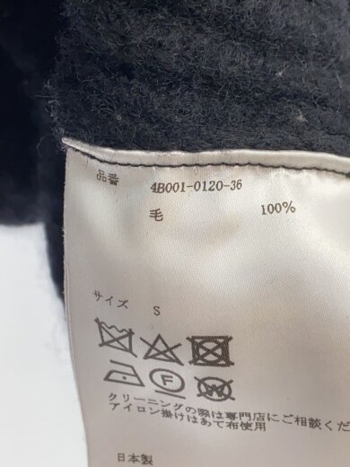商品画像：ニット・セーター(厚手)/S/ウール/BLK/無地/20aw 4