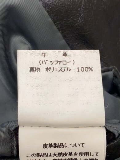 商品画像：コート/M/牛革/BLK 5
