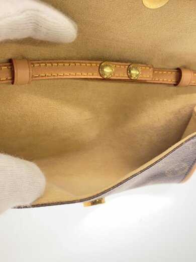 商品画像：ポシェット・ツインPM_モノグラム・キャンバス_BRW/PVC/BRW 6