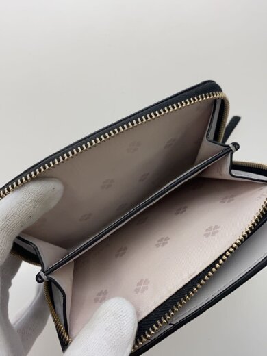 商品画像：2つ折り財布/--/BLK/無地/レディース/k5610 5