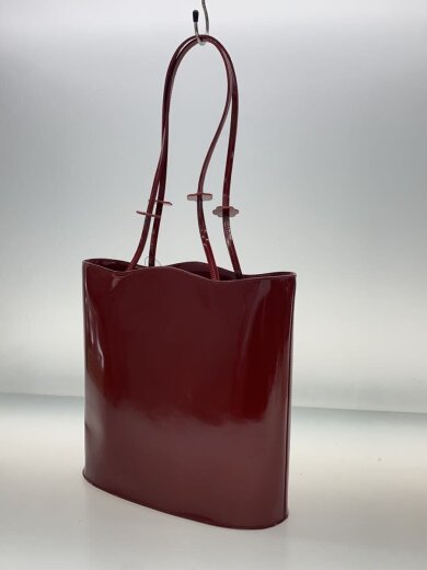 商品画像：トートバッグ/--/RED/無地/エナメル 2