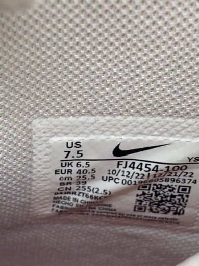 商品画像：ハイカットスニーカー/25.5cm/WHT/FJ4454-100/汚れ考慮// 5