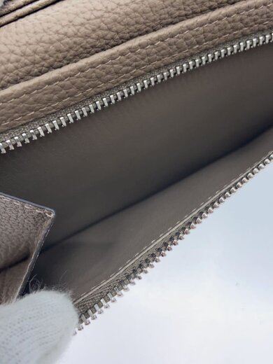 商品画像：2つ折り財布/レザー/BEG/無地/レディース// 5